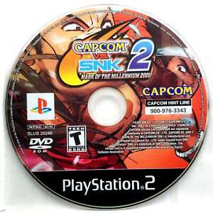 Capcom vs SNK 2 - Sony Playstation 2 Pristine Authentic 180 Day Guarantee PS2