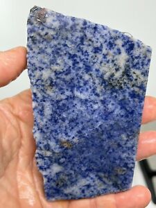 Blue Quartzite Slab w Sodalite Slabbing Cabbing lapidary carving Chakra Riki