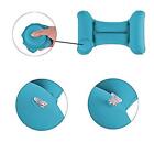 Inflatable I Shaped Travel Pillow Neck Head Back Support Rest Cushion Blue