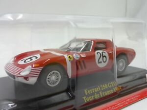 Ferrari Collection F1 250 GTO France 1964 1/43 Scale Mini Car Display Diecast
