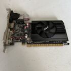 MSI Nvidia Geforce GT610 N610GT-MD2GD3/LP Graphics Card 2GB VGA/HDMI/DVI USED