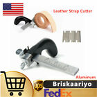 Leather Strap Cutter Belt Cutting Machine Craft Splitter Paring Tool W/3 Blades
