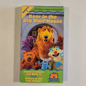 Bear In The Big Blue House - Volume 1 - Home Is Where The Bear Is VHS 1998 NR