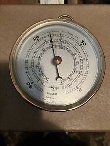 Swift Instruments Scientist Model No. 477 Brass Barometer Made In France