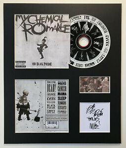 MY CHEMICAL ROMANCE - Signed Autographed - THE BLACK PARADE - Album Display