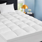 New ListingOlympic Queen Size Mattress Topper for Back Pain, Extra Thick Mattress Pad Cover