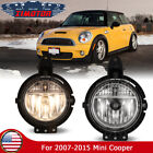 For 2007-2015 Mini Cooper Fog Lights Pair Front Bumper Driving Lamps Clear Lens (For: Mini)