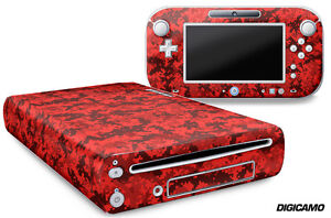 Skin Decal Wrap for Nintendo Wii U Gaming Console & Controller Sticker DIGICAM