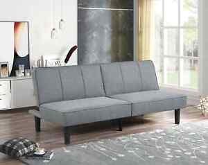 Full-Size Futon Sofa Bed Sleeper 3-Seat Convertible Couch Loveseat Modern New