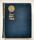Vtg 1908 Blue & Gold Yearbook, University of CA Berkeley, Sketches, Earthquake
