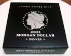 2021 D Morgan Silver Dollar OGP US Mint Box w/ COA + Free Capsule -Empty/No Coin