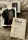 Sony TCM-12 Cassette Recorder, Tape Player w/ Box, Manual - FOR PARTS, REPAIR