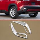 For Toyota Corolla Cross 2022-2023 Chrome Rear Fog Light Cover Trims Accessories (For: Toyota)