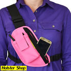 Radio Holster Chest Pack - Right - Pink - Enclosed - Two Ants Trap Jaw CT200SRPK
