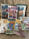 Children’s DVD Movies Lot Of 7 - Minnie Mouse Smurfs Curious George Peanuts