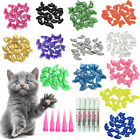 100Pcs Cat Nail Caps/Tips Pet Cat Kitty Soft Claws Covers