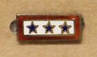 Son-In-Service Sweetheart pin, Bar w/3 Stars, Sterling (3120)