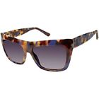 L.A.M.B. Women Sunglasses LA 513 Blue Tortoise/Grey Cat Eye 100%UV/UV400 56-16