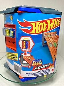 Hot Wheels Action Rollout Raceway Track Set, Holds 80 Cars
