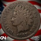 1867 Indian Head Cent Penny Y3022