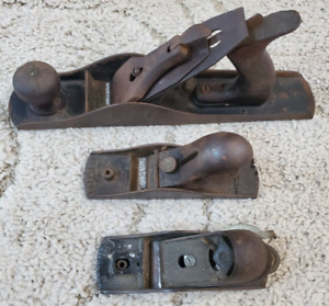 Lot of Three Vintage Hand Planes FREE SHIPPING