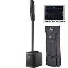 Electro-Voice EVOLVE 30M Powered Portable DJ PA Column Speaker System Black