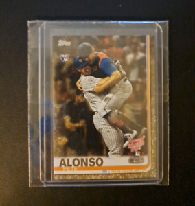 2019 Topps Update Pete Alonso Rookie Gold.