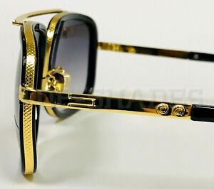 Retro Oversized Square Vintage Gold Metal Bar Men Designer Fashion Sunglasses Ma