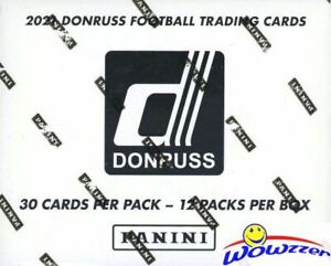 2021 Donruss Football Sealed JUMBO FAT CELLO Pack Box-360 Cards! 48 Parallels!
