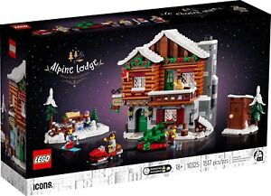 🔴 LEGO® Alpine Lodge 10325 CHRISTMAS Holiday Gift Winter Village New Sealed Box