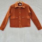 NWT Magaschoni Women's Button-Up Jacket Orange Size XSmall