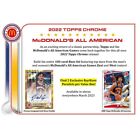 2022 Topps Chrome McDonalds All American Basketball Value Box 22TOKCMAA-VB