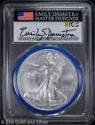 2021-W Burnished Type 2 $1 American Silver Eagle PCGS SP 70 | First Strike Damst