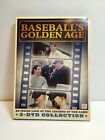 Baseball's Golden Age Legends (3 DVD Collection 2009) Time Life MLB VG+