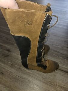 Sorel Cate The Great Womens Size 9.5 Boot Suede Tall