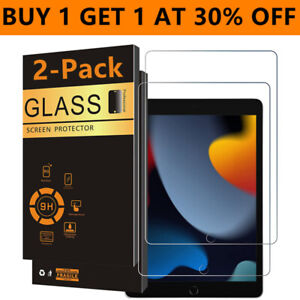2 Pack HD Tempered Glass Screen Protector For Apple iPad 9.7/10.2/10.9/11 inch