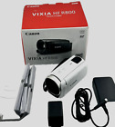 New ListingCanon Vixia HF R800 HD Camcorder White 32x Optical 57x Live Streaming - MINT