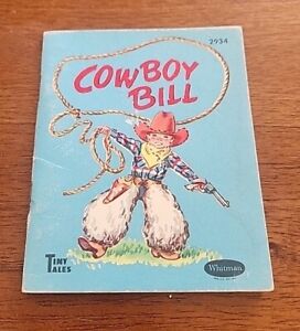 New ListingVINTAGE 1950 COWBOY BILL TINY TALES MINI POCKET STORY BOOK #2952