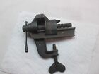Vintage Small Clamp On Vise Mini Table Bench Vice Jeweler Hobby Cast Iron 1-1/2