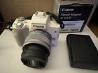 Canon EOS M50 24.1 MP Mirrorless Camera - White (Kit with  EF-M 15-45mm IS...