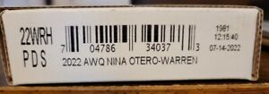 2022 PDS Nina Otero-Warren 3 Roll Set 22WRH American Women Quarters Sealed Mint