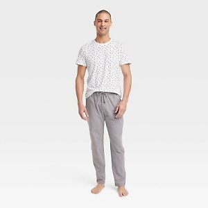 Men’s Shapes Print Crewneck Top Pajama Set - Goodfellow & Co