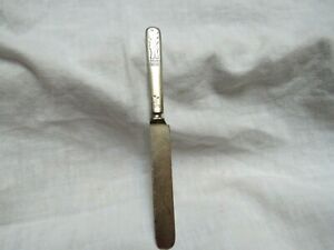Antique Clown And Balloons Handle Silverplate Youth Knife 7”