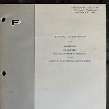 1972 Fischer & Porter Co Technical Bulletin 70-9001 Chlorine Sulfur Ammonia