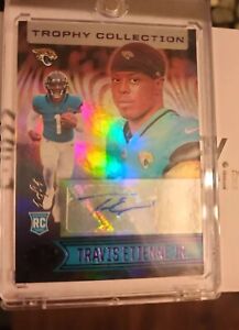 New Listing2021 Illusions trophy coll. Travis Etienne Jr. Rookie Auto RC RARE 1 OF 1