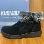 KHOMBU Jessica Suede Leather Faux Fur Winter Snow Ankle Boots~ Sizes & Condition
