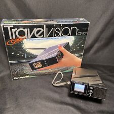 Panasonic Travelvision CT-101 World’s Smallest CRT Color TV Works RARE