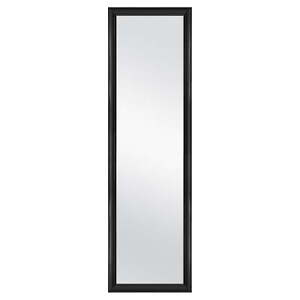 Over-The-Door Mirror with hardware, 14.25IN X 50.25IN, Black