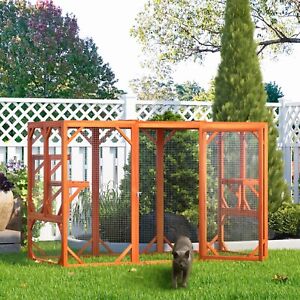 COZIWOW Cat House Outdoor Catio Cat Play Run Enclosures Indoor Kitty Window Cage