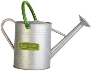 Panacea Products Green Thumb 84884TV 2 Gallon, Vintage Galvanized Watering Can